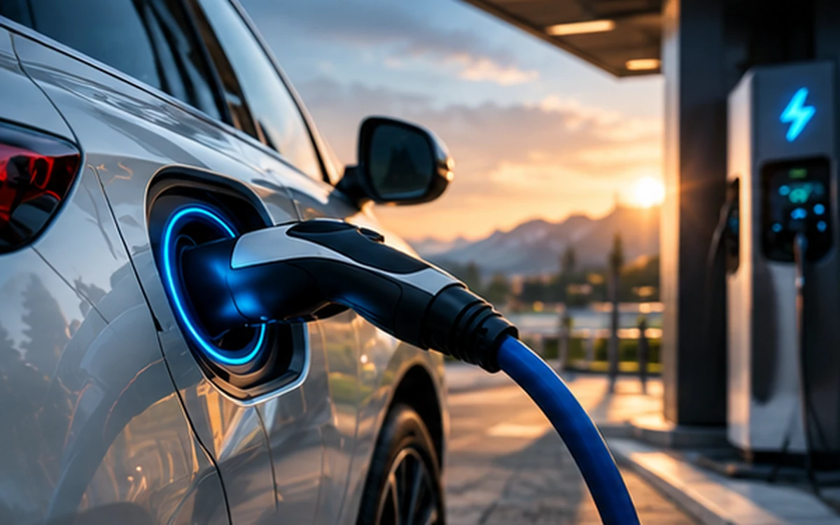 Recharge d'une voiture électrique